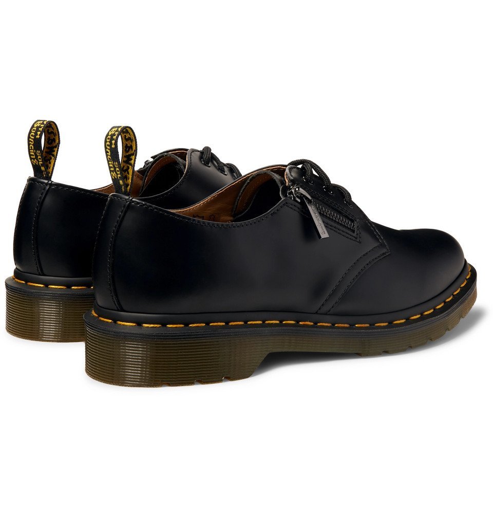 Beams - Dr. Martens Leather 1461 Derby Shoes - Black Beams F