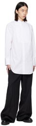 Jil Sander White Plastron Shirt