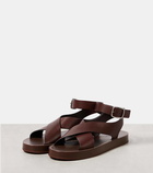 Loro Piana Sumie leather sandals