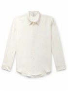 Gabriela Hearst - Quevedo Silk and Wool-Blend Crepe Shirt - Neutrals