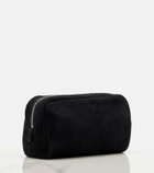 The Row Astra Small suede pouch