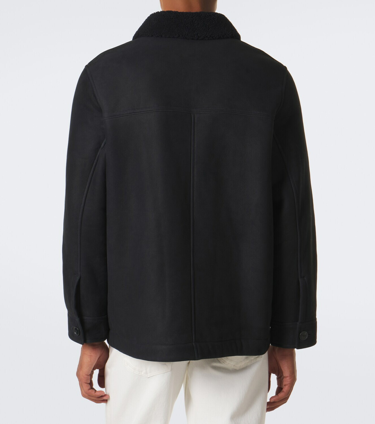 Yves Salomon Shearling-lined leather jacket