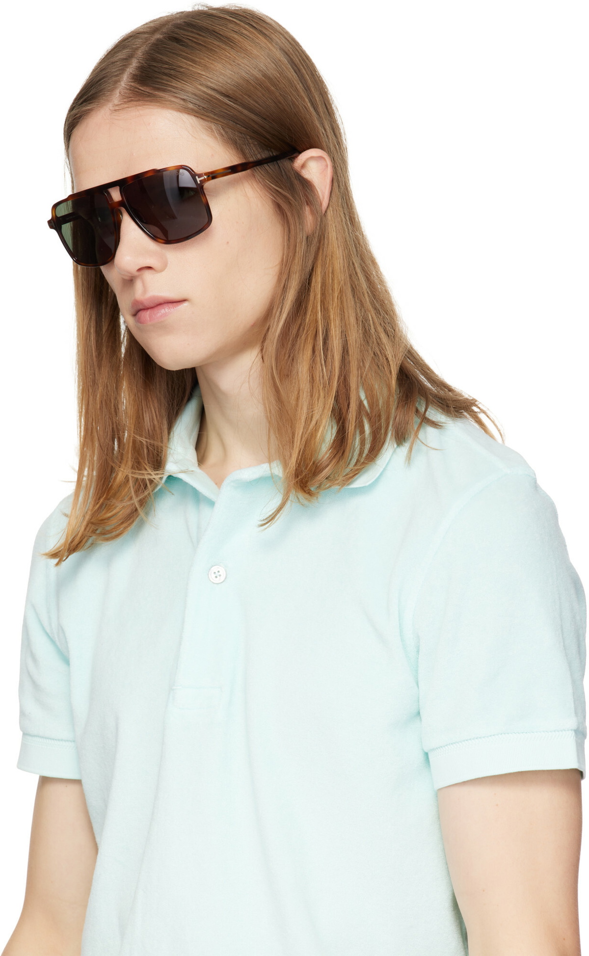 TOM FORD Brown Kemp Sunglasses