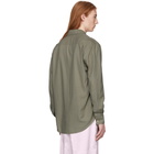 Our Legacy Green Drab Silk Noil Classic Shirt