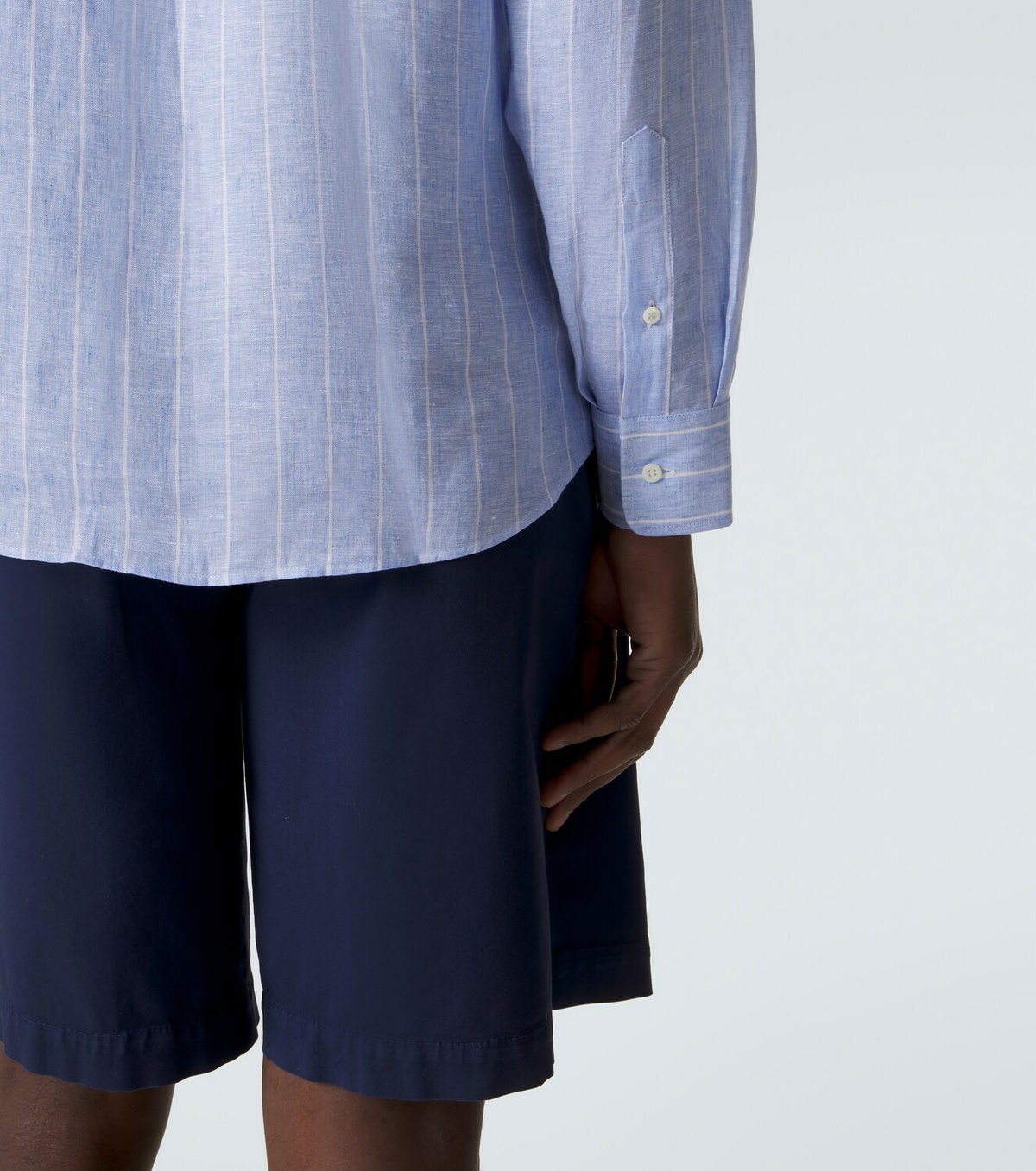 Brunello Cucinelli Striped linen shirt