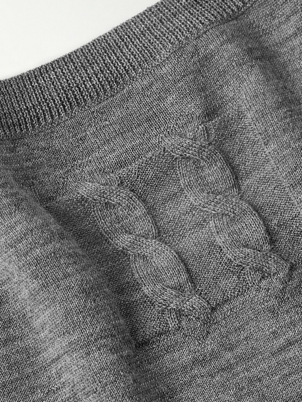 Nili Lotan - Draven Wool T-Shirt - Gray