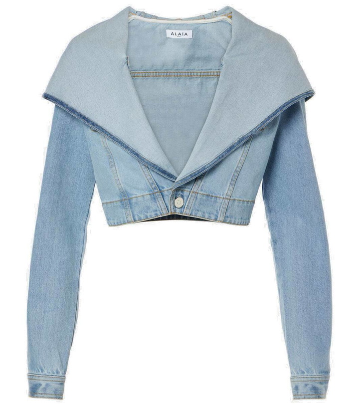 Photo: Alaïa Cropped denim jacket