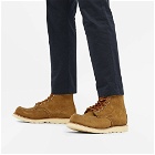 Red Wing Men's 8881 Heritage Work 6" Moc Toe Boot in Olive Mohave