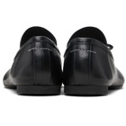 MM6 Maison Margiela Black Anatomic Numeric Ballerina Flats