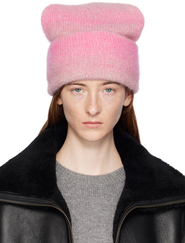 Photo: rag & bone Pink Holly Beanie