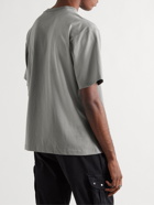 adidas Originals - Logo-Appliquéd Organic Cotton T-Shirt - Gray