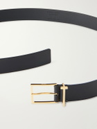 TOM FORD - T Loop 2.8cm Leather Belt - Black
