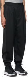 Feng Chen Wang Black Wool Paneled Trousers