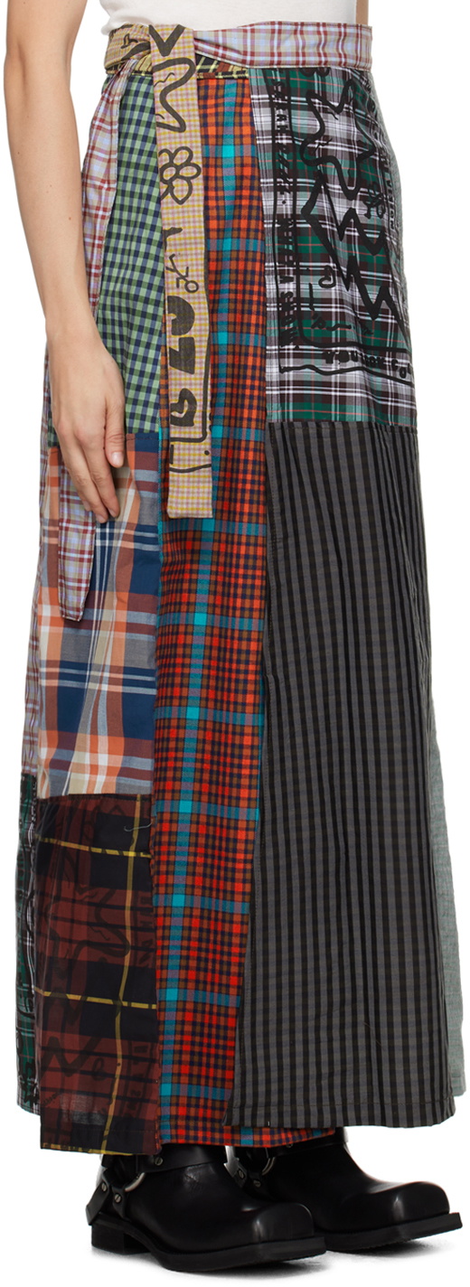 (di)vision Multicolor Wrap Maxi Skirt