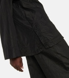 The Row Morpheus silk taffeta shirt
