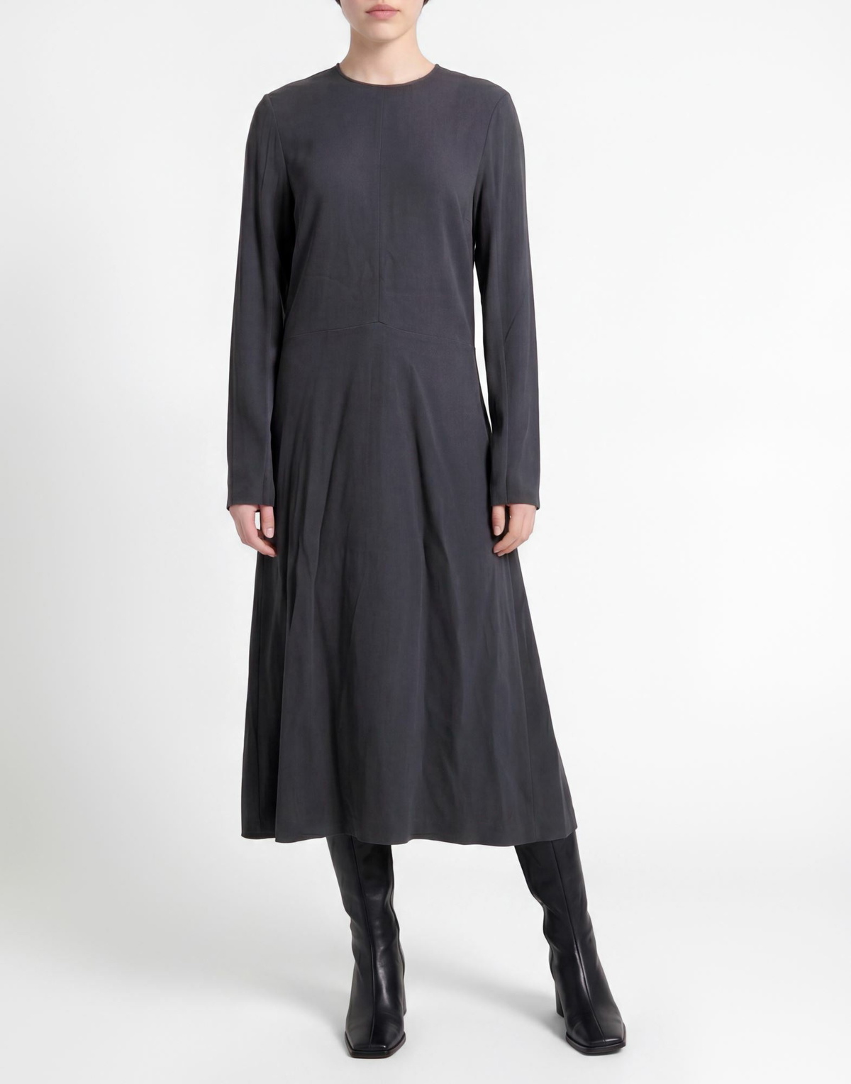 Jucca Womens Midi dress in Charcoal