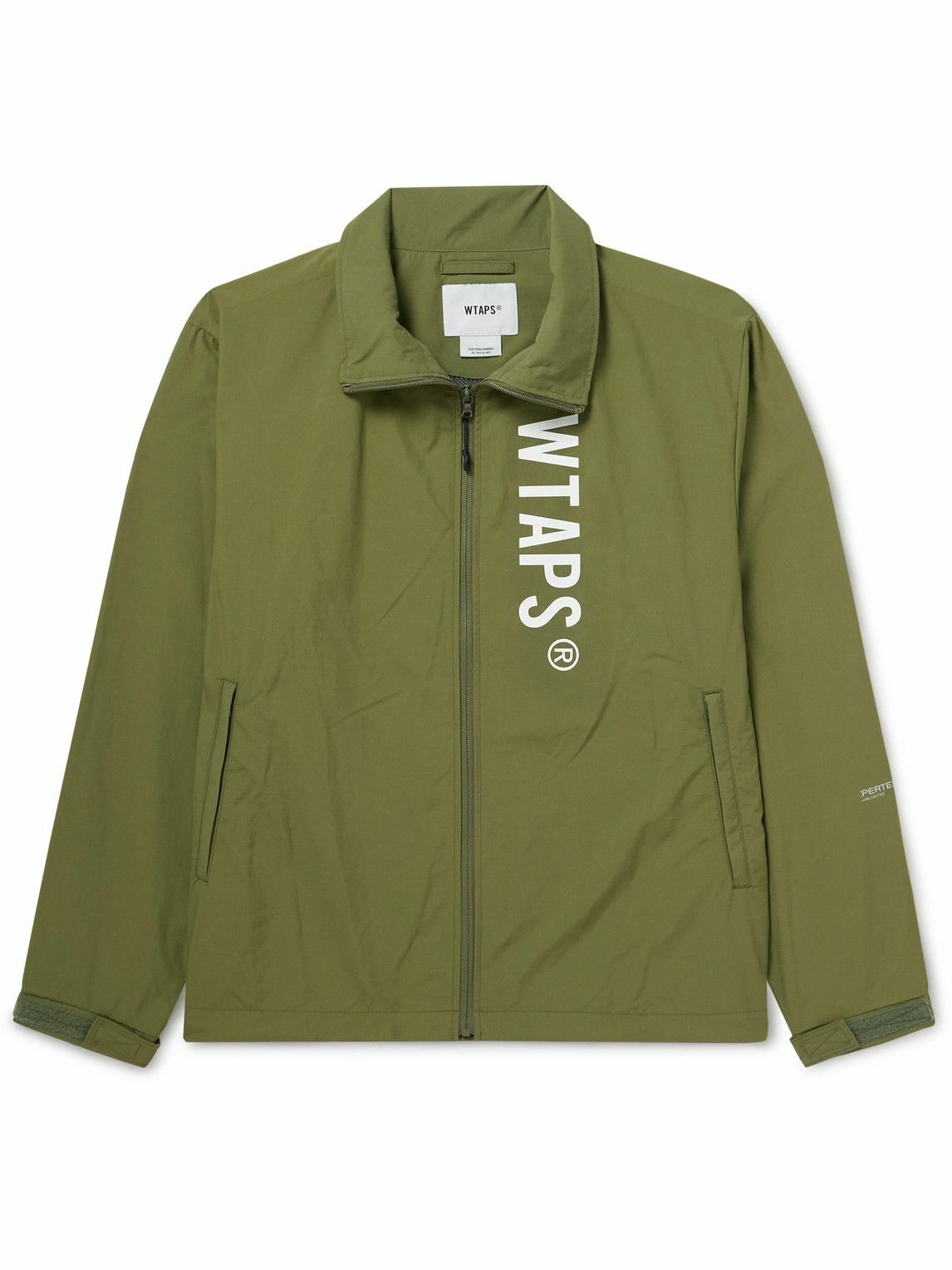 WTAPS - Logo-Appliquéd Cotton and Nylon-Blend Bomber Jacket - Gray 