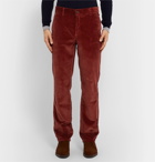 James Purdey & Sons - Slim-Fit Cotton-Needlecord Trousers - Red