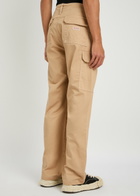 True Religion Straight-leg Twill Cargo Trousers Beige