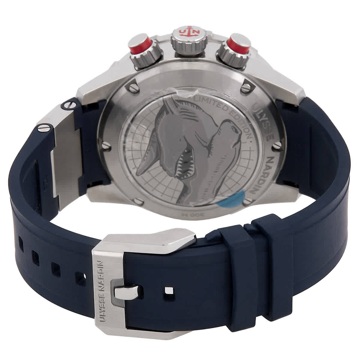 Ulysse Nardin Diver Chronograph Automatic Blue Dial Mens Watch 1503-170LE-3/93-HAMMER
