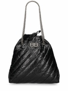 BALENCIAGA - Medium Crush Quilted Leather Tote Bag