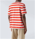 Junya Watanabe Striped cotton jersey T-shirt