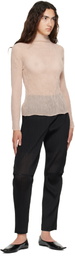 ISSEY MIYAKE Pink Chiffon Twist 2 Top