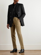 TOM FORD - Straight-Leg Twill Trousers - Green