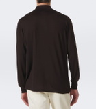 Thom Sweeney Cashmere and silk polo sweater