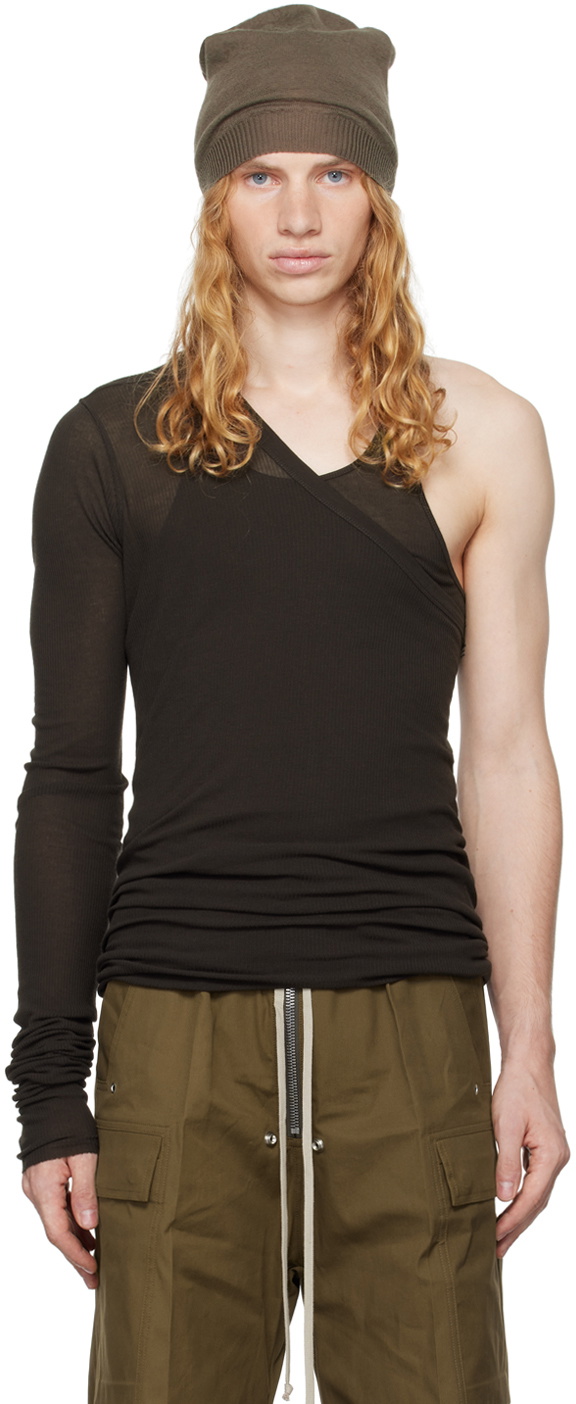 Rick Owens Gray Porterville Ziggy Banana Top Rick Owens