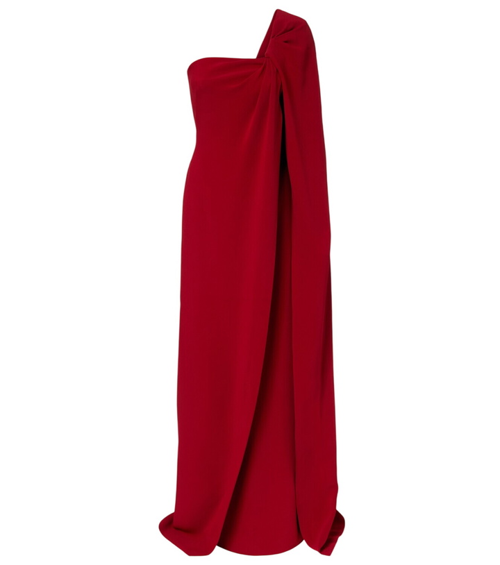 Photo: Givenchy Asymmetric caped maxi dress