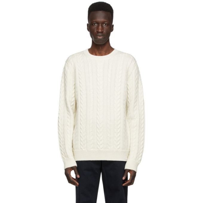 Photo: Norse Projects Off-White Wool Arild Rope Sweater