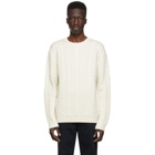 Norse Projects Off-White Wool Arild Rope Sweater