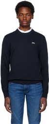Lacoste Navy Crewneck Sweater