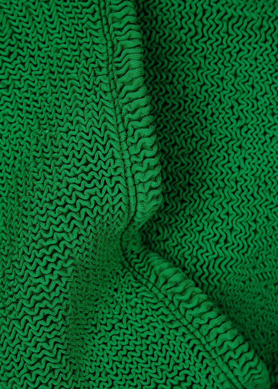 Hunza G Xandra Seersucker Bikini - Green - One Size