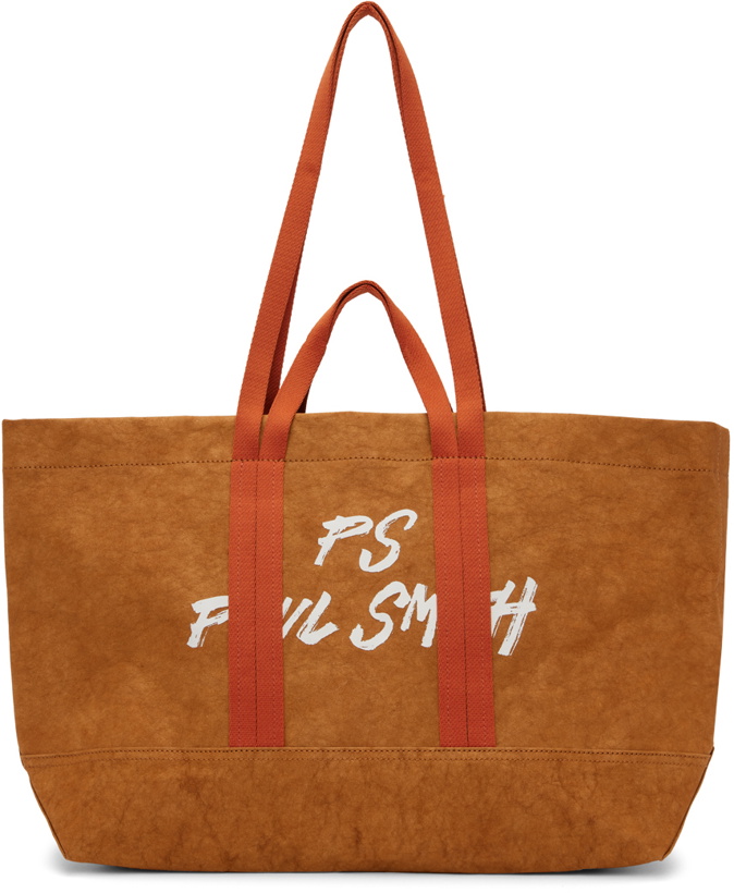 Photo: PS by Paul Smith Orange Paper Crinkle Tote