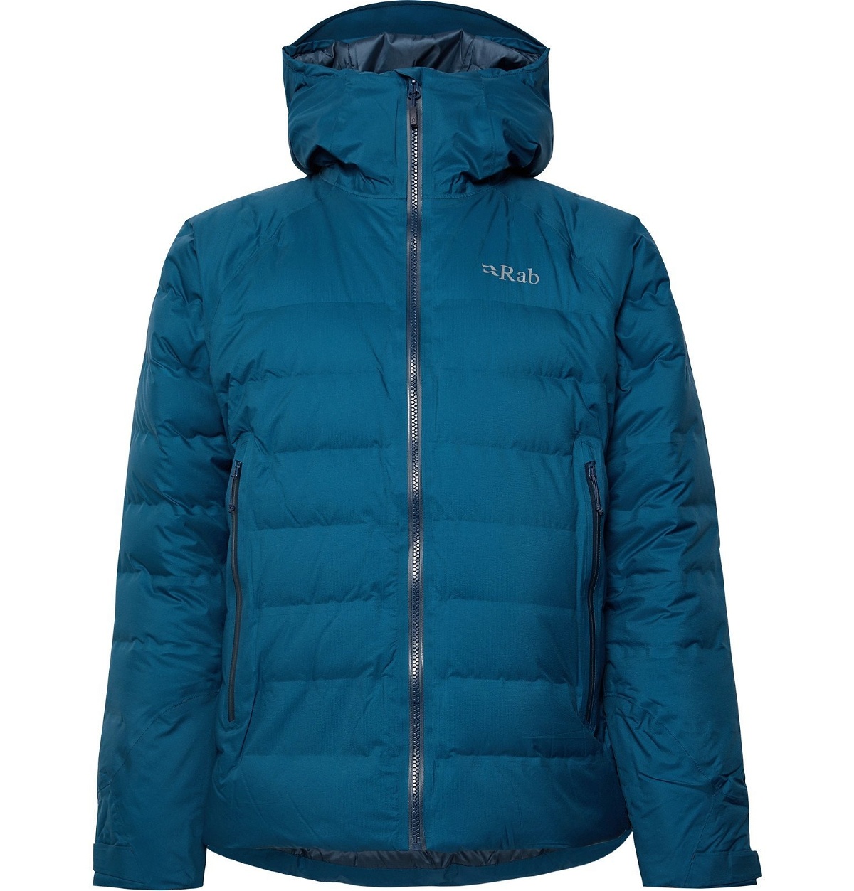 Photo: Rab - Valiance Quilted Ripstop Hooded Down Jacket - Blue