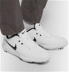 Nike Golf - Vapor Pro Full-Grain Leather Golf Shoes - White