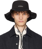 JACQUEMUS Black Les Classiques 'Le bob Ovalie' Bucket Hat