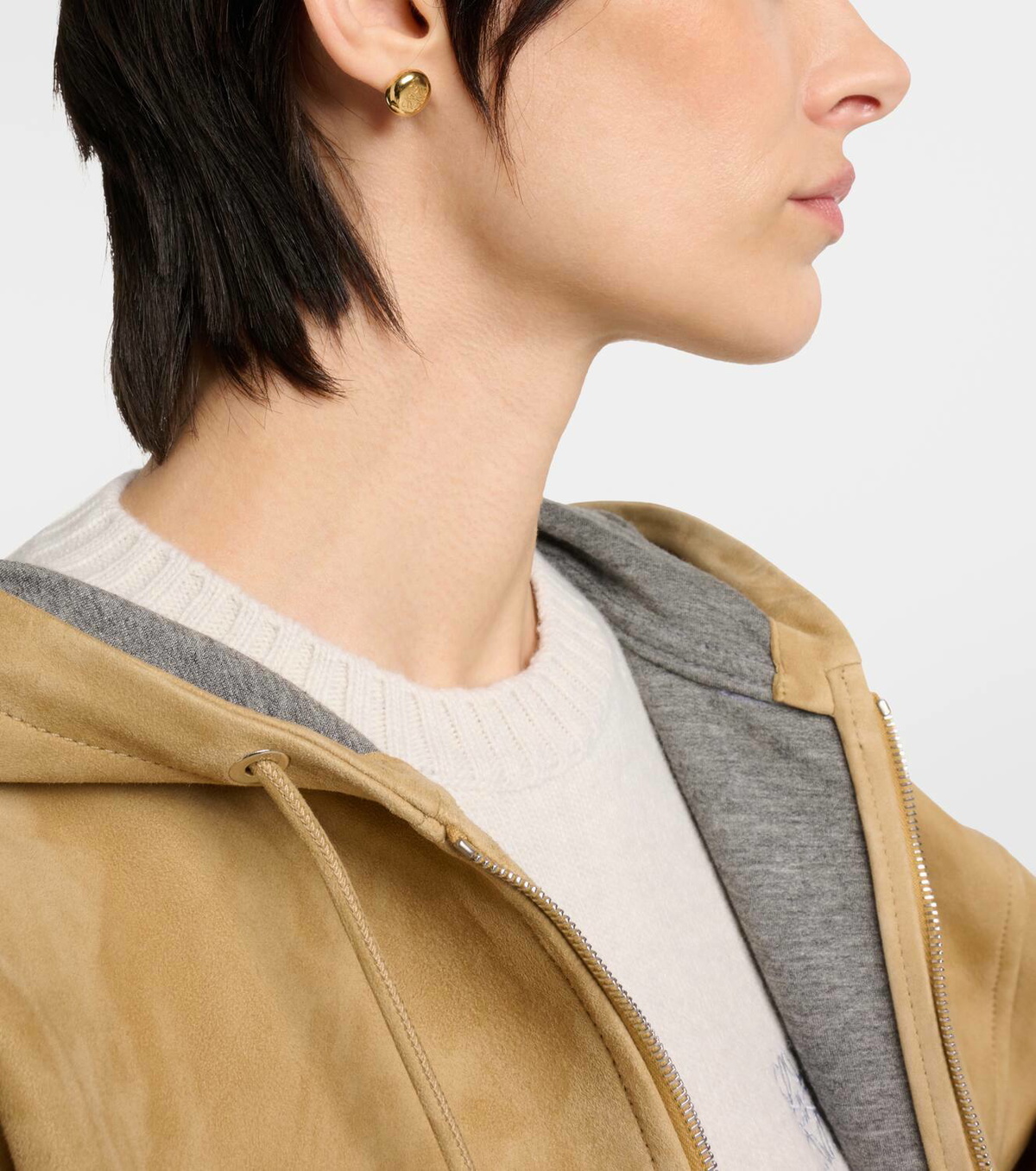 Loewe Anagram Pebble sterling silver earrings Loewe