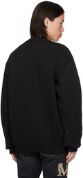 Off-White Black Big Bookish Chunky Sweater