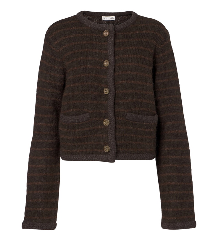 Photo: Altuzarra Mack striped wool-blend jacket
