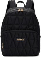 Versace Black 'Versace' Myth Quilted Backpack