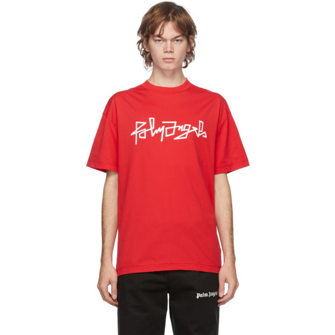Photo: Palm Angels Red Desert Logo T-Shirt