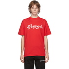 Palm Angels Red Desert Logo T-Shirt