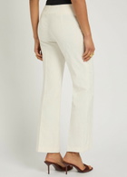Etro Embroidered Slim-leg Trousers Ivory