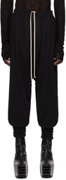 Rick Owens Black Porterville Drawstring Trousers