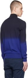 BOSS Blue Porsche Edition Zip-Neck Sweater