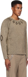 Charlie Constantinou Beige 66°North Edition Knit Sweater