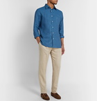 Rubinacci - Slub Linen Shirt - Blue